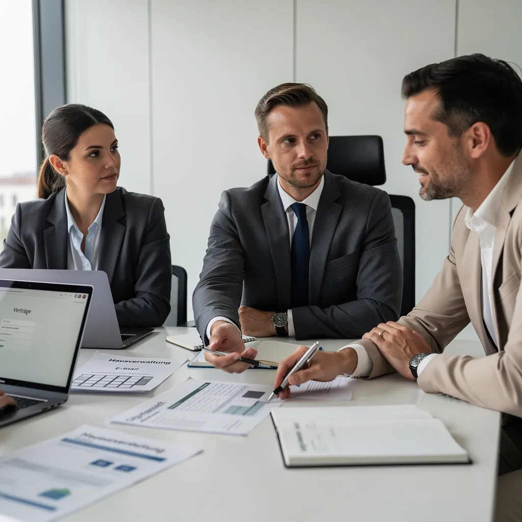 Team-Besprechung im Vivarhein-Büro